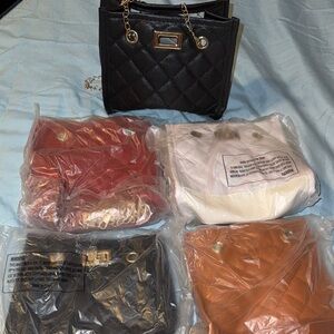 Elegant Black Quilted Women's Bag